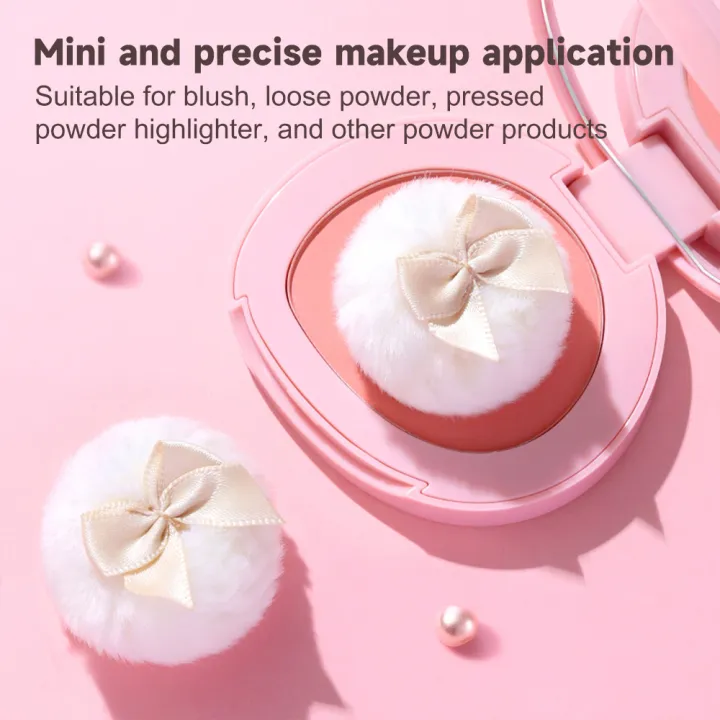 ROCK%20SWEET%20Mini%20Flocked%20Thumb%20Powder%20Puff%20Two%20Pack%20Small%20Loose%20Powder%20Setting%20Makeup%20Blush%20Puff%20-%20Image%204