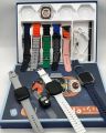 Y200 Smartwatch (3 Watches + 15 Straps + Silicone Case + Touch Pen + Counter) 3 in 1 Combo Pack Smart Watch FULL HD Display. 