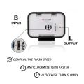 12V Speed Adjustable 2 Pin LED Electronic Flasher Relay for Motorcycle Turn Signal Direct Replacement Universal Hazard Warn. 