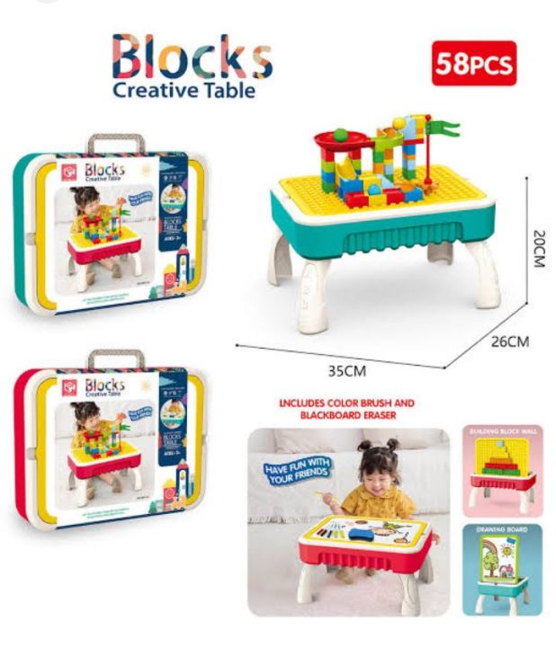 Blocks creative table
