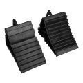 2pcs Car Trailer Wheel Chock Triangular Anti Slip Blocks Parking Wedges Rubber High Strength Car Stopper Wheel Alignment Block. 