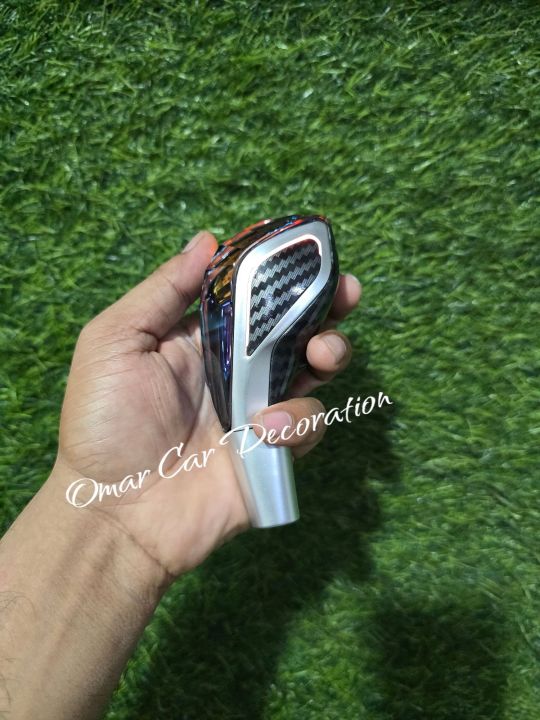 Toyota Hand Sensor LED Gear Knob – Smart Touch Light, Carbon Look