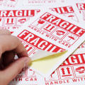 fragile sticker paper. 
