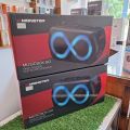 ORIGINAL MONSTER MUSICBOX GO PARTY SPEAKERS WITH DUAL WIRELESS MIC AND BELT. 