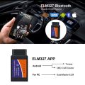 ELM327 V2.1 OBD2 Scanner Bluetooth Car Diagnostic Tool For Android /IOS Code Reader Automotive Fault Detector. 