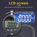 Digital Micrometer Thickness Gauge Width Measuring Tool Electronic Thickness Meter Measure Thickness Of Paper Cloth Metal 0.01mm. 