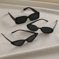 3/4PCS Unisex Cat Eye Round Square Plastic Frame Fashion Sunglasses for Outdoor Travel Hiking Sun Glasses for Men Women. 