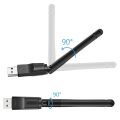 150Mbps MT7601 Mini USB WiFi Adapter Wireless Network Card 802.11 B /g/n Wi Fi Receiver Dongle Set Top Box IPTV Wireless Rece.... 