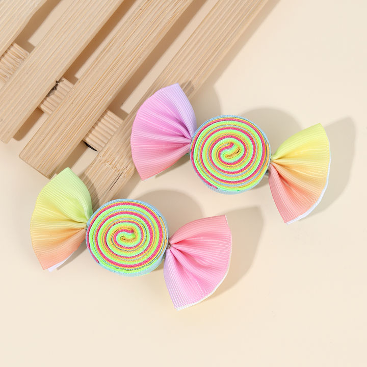 2Pcs%20Candy%20Bow%20Hair%20Clips%20Sweet%20Strawberry%20Heart%20Print%20Hairpins%20Rainbow%20Barrette%20For%20Girls%20Kids%20Children%20Headwear%20Accessories%20-%20Image%207