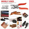 400pcs Prong Rings 9.5mm Buckle Buttons Metal Colour Pliers Snap Button Claw DIY Set Hand Pressure Plier Rivet Buckle Sew Tool. 
