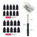 21PCS Vacuum Car Tyre Repair Nail Set Universal Tire Screw Tubeless Repair Tools Accessories Kit for Motorcycle Truck.