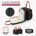 Detachable Breast Pump Bag with Ice Pack Double Layer Portable Breast Milk Cooler Travel Bag Compatible for Wearable Breast Pump. 