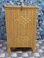 Beautiful wood Hand Made Laundry Basket ( Plastic & Wood ). 