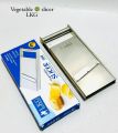 LKG Stainless Steel Potato Slicer and Grater Machine for Chips Potato Onion Cutter Vegetable & Fruit Slicer. 