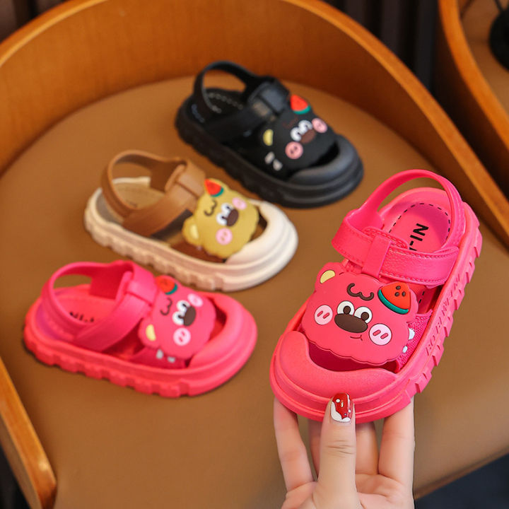 Kids Sandals Babies Nonslip Cartoon Pattern Children Sandals Boys