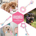 6 PCS Dog Chew Toys For Cleaning Teeth Soft Rubber Bone Funny Ball Interactive Donut Treat Set For Small Medium Dogs Pet Gifts.