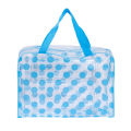 Transparent Polka Dot Women's Makeup Bag Waterproof PVC Cosmetic Bag Portable Women Storage Bag Toiletries Female Wash Bag. 
