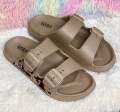 New Premium Super Comfortable StreetPrint Arizona Adjustable Buckle Slides Sandal. 