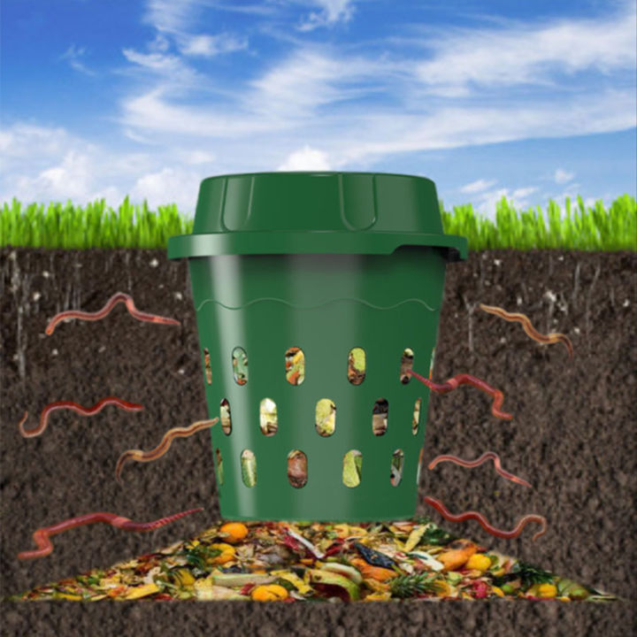 Plastic Organic Compost Outdoor Garden Yard In-Ground Inground Bins ...