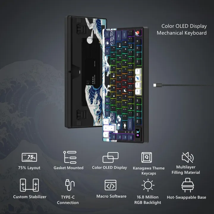 Wired%20Mechanical%20Gaming%20Keyboard%20with%20OLED%20Display%20Full%20Key%20Hot-Swappable%20Pudding%20RGB%20Backlit%20Keyboard%20for%20PC%20Computer%20Laptop%20-%20Image%205