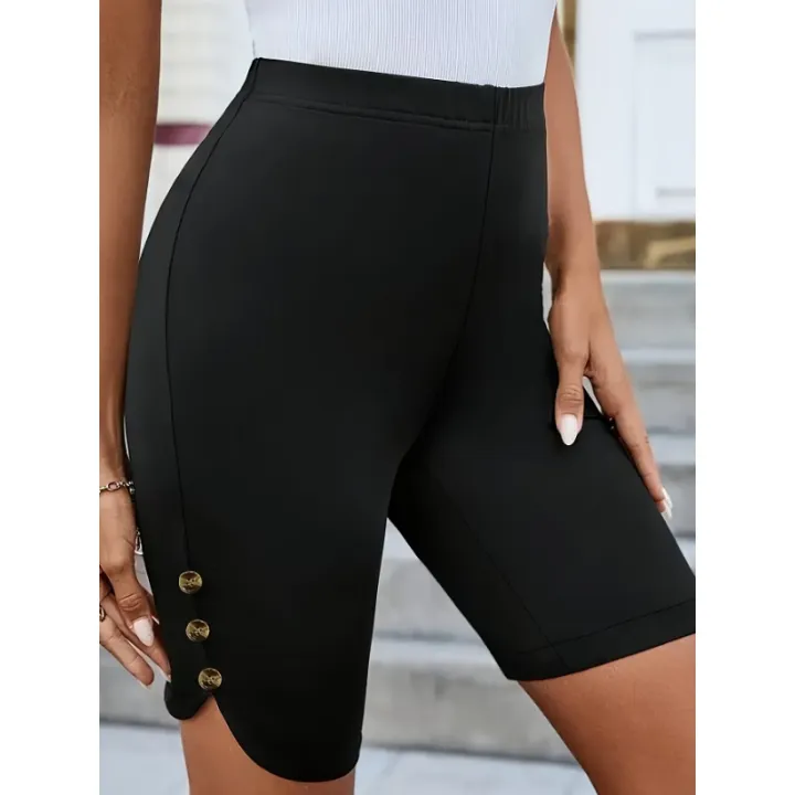 Plus%20Size%201XL-5XL%20Women%20Yoga%20Shorts%20High%20Waisted%20Knee%20Length%20Stretchy%20Casual%20Shorts%20Ladies%20Yoga%20Lightweight%20Comfy%20Shorts%20-%20Image%205