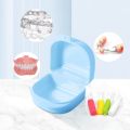 1/2/3 Pcs Portable Tooth Storage Box Orthodontic Braces Plastic Organizer Box Orthodontic Braces Denture Cleaning Storage Box. 