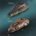 Realistic Crocodile & Python RC Boat - 2.4GHz Waterproof Remote Control Animal Ship, High-Speed Pool Toy for Kids Adults.