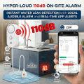 Zigbee Water Leak Detector Smart Home Flood Leakage Sensor Overflow Security 110dB Sound Alarm Alerts For Tuya Smart Life Z2MQTT. 
