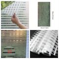 Frosted Window Film Privacy Film for Glass Windows Stripe Patterns Window Frosting Film Self-Adhesive Glass Film for Home Office. 