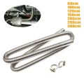 Exhaust Pipe Tube Elbow Connector Set 25mm 26mm for Diesel Heater Car Camper Caravan Truck Automotive Exhaust Parts.