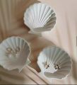 Shell shaped jewellery storage tray one pc, decor handmade jewellery tray. 