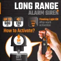 Personal Self Defense Alarm，130db Self Defense Siren Safety Alarm For Women Girl, Personal Keychain Alarm Rechargeable Battery. 