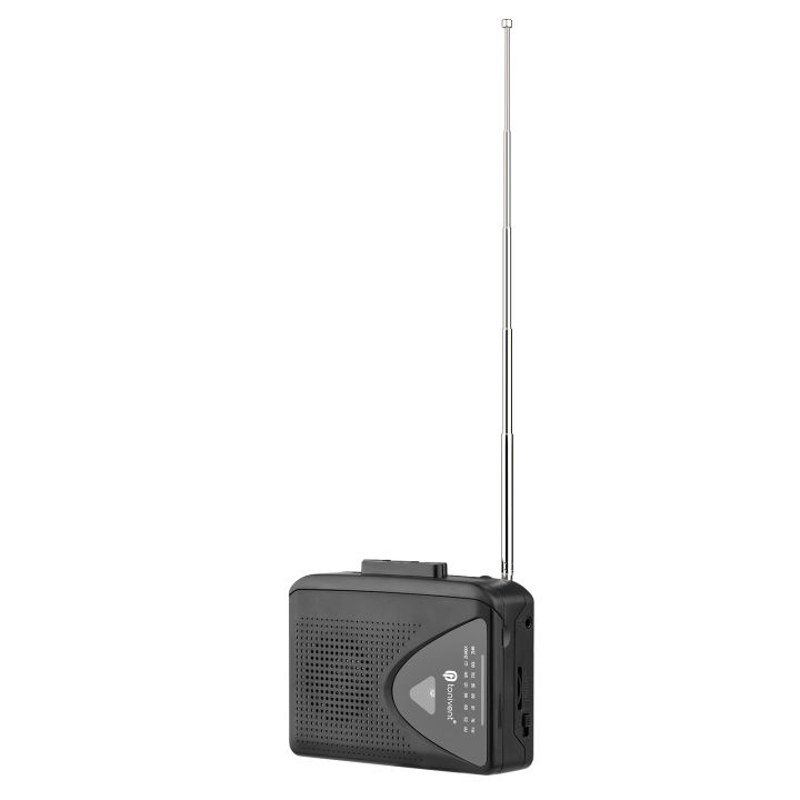 TONIVENT%20TON009%20Portable%20Cassette%20Player%20AM/%20FM%20Radio%20Auto%20Stop%20Mini%20Stereo%20Tape%20Player%203.5mm%20Earphone%20Jack%20Adjustable%20Volume%20-%20Image%203