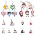Anime Tamon's B-Side Tamon Fukuhara Keito Tachibana Acrylic Keychain Bag Pendant Cosplay Keyring Accessories Decoration.