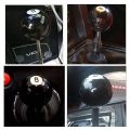 Universal Round Shifter Knob Head Black 8 Ball Racing Acrylic Gear Shift Knob SK-1003-8. 