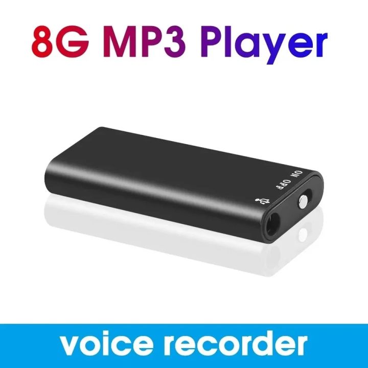 Professional Mini 8GB Voice Digital Audio Voice Recorder Mp3 Player ...