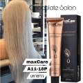 Maxcare Hair Dye Color Hair Dye Number A11-18P Gray-White Color Dyes onto Level 8 Hair.. 