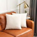 Velvet Burnt Throw Pillow 18X18 Inch Square Pillowcases Soft Cozy Cushion Cases for Couch Bedroom Living Room Home Decor. 