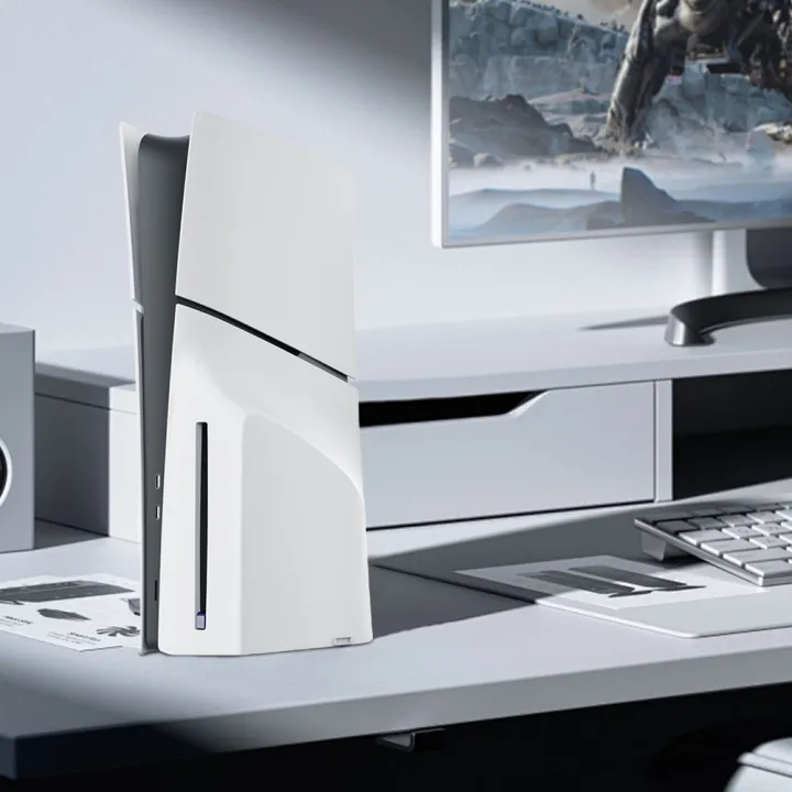 ABS%20Hard%20Case%20Replacement%20Faceplate%20Shockproof%20Side%20Plate%20Shell%20Faceplate%20Case%20Cover%20for%20Playstation%205%20Slim%20Disc%20Edition%20Console%20-%20Image%202