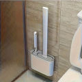 1 Set Flexible Wall-Mounted Toilet Brush with Holder - No Dead Corners, Easy Bathroom Cleaning, Hotel-Grade Quality. 