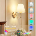 Retro Rechargable Wall Lamp LED RGB Bulb Removable Wireless Wall Light For Bedroom Corridor Hallway Luminaire Bedside Lighting. 