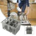 Detachable Dishwasher Cutlery Basket Portable Tableware Fork Spoon Cutlery Storage Kitchen Multifunctional Dishwashing Tools ﻿ ﻿. 