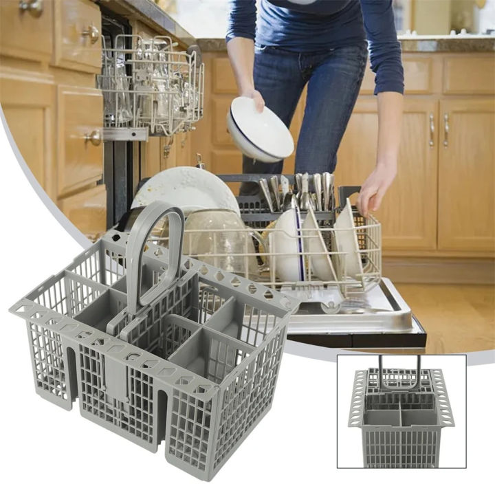 Detachable Dishwasher Cutlery Basket Portable Tableware Fork Spoon Cutlery Storage Kitchen Multifunctional Dishwashing Tools ﻿ ﻿