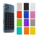 Phone Silicone Suction Cup Holder Multifunctional Suction Cup Wall Stand Square Anti-Slip Single-Sided Case Mount Back Sticker. 