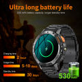 For Android ios New AMOLED Smart Watch Men With Flashlight Riding Sport Waterproof Fitness Tracker Bluetooth Call Smartwatch Man.