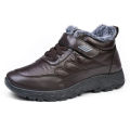 2025 Men Winter New Style With Plush And Thick Snow Boots Warm And Comfortable Cotton Shoes Fashionable And Casual Sports Shoes. 