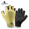 ROCKBROS Half Finger Gloves Summer Bicycle Gloves Anti-Slip Shock-Absorbing Cycling Fingerless Breathable Gym Gloves. 