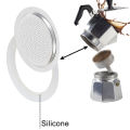 Coffee Rubber Rings Italian Moka Pot Flexible Washer Gasket Ring Coffeeware Replace For Cups Moka Pot Espresso Coffee Makers.