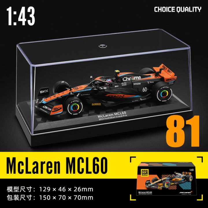 CCA%20MSZ%201:43%20McLaren%20F1%20Team%202023%20MCL60%204#%20Lando%20Norris%2081#%20Oscar%20Piastri%20alloy%20car%20model%20toy%20series%20collection%20%20-%20Image%202