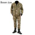 Black Python Pattern Wear-resistant Overalls Labor Insurance Cloth Uniform Men's Soft Tracksuit Outdoor Suit.